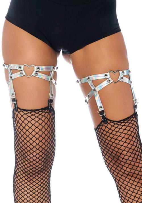 Heart garter iridescent