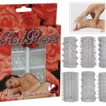 Red Roses Penis Ring Set 6 pcs - Péniszgyűrűk - Mandzsetták