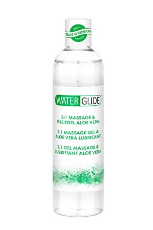 WATERGLIDE MASSAGE & LUBRICANT ALOE VERA 300 ml - Masszázsgyertyák és olajok