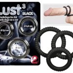 Lust 3 black - Péniszgyűrűk - Mandzsetták