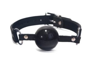 Silicone Ball Gag Black - Szájpöckök