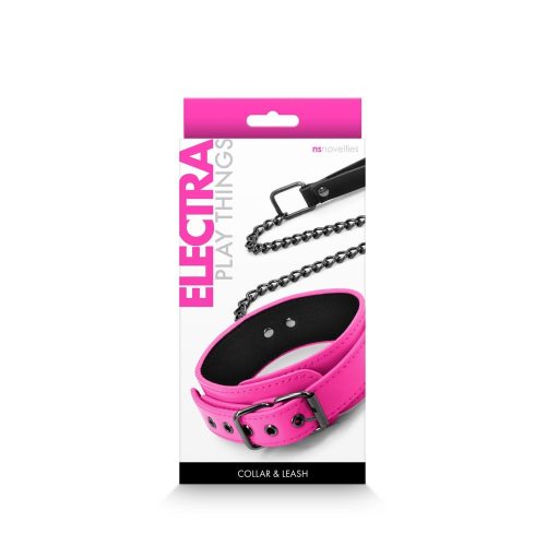 Electra - Collar & Leash - Pink - Nyakörv és póráz