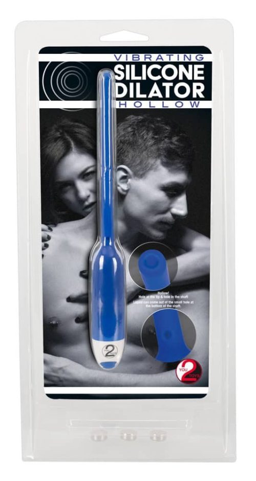 Vibrating Silicone Dilator Hollow