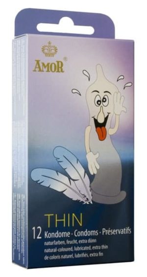 AMOR Thin / 12 pcs content - Óvszerek