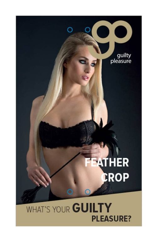 GP Feather Crop Black - Korbácsok - Pálcák - Paskolók