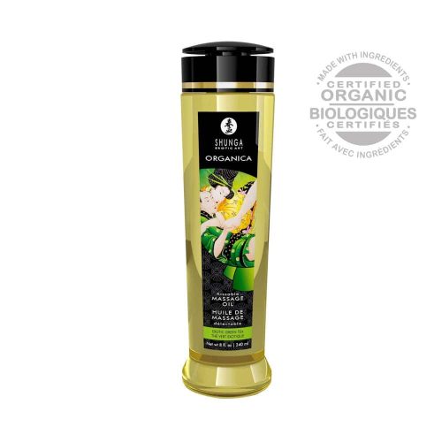 MASSAGE OIL ORGANICA 240 ml / 8 oz GREEN TEA - Masszázsgyertyák és olajok