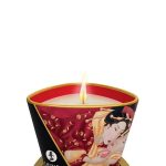 SHUNGA CANDLE STRAWBERRY 170 ML - Masszázsgyertyák és olajok