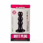 X-Men 10" Extra Girthy Butt Plug Black V - Fenékdugók