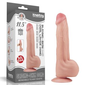 11.5'' King Sized Sliding Skin Dual Layer Dong - Dongok - Dildók