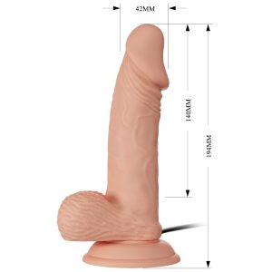 6 " Vibrating Dildo - Realisztikus vibrátorok