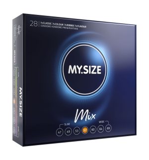 MY SIZE MIX Condoms 57 mm (28 pieces) - Óvszerek