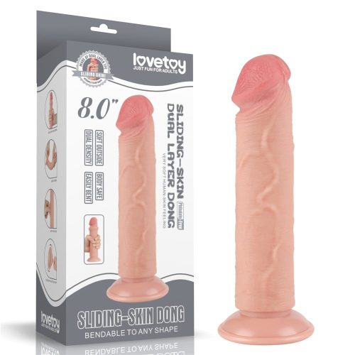 8'' Sliding Skin Dual Layer Dong Flesh II - Dongok - Dildók