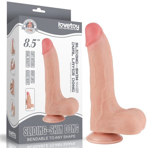 8.5'' Sliding Skin Dual Layer Dong Flesh II - Dongok - Dildók