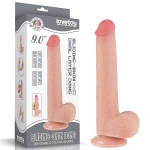 9'' Sliding Skin Dual Layer Dong Flesh - Dongok - Dildók