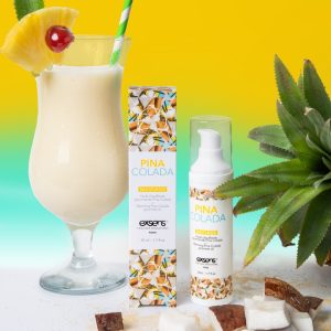 Warming gourmet massage  oil PINA COLADA 50ml - Masszázsgyertyák és olajok