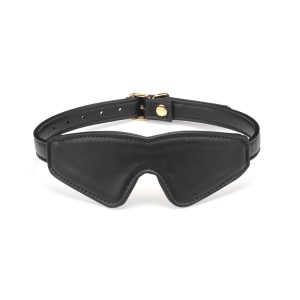 Black Organosilicon Blindfold - Maszkok - Szemkötők - Fejfedők