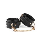 Black Organosilicon Ankle Cuffs - Bilincsek - Kötözők