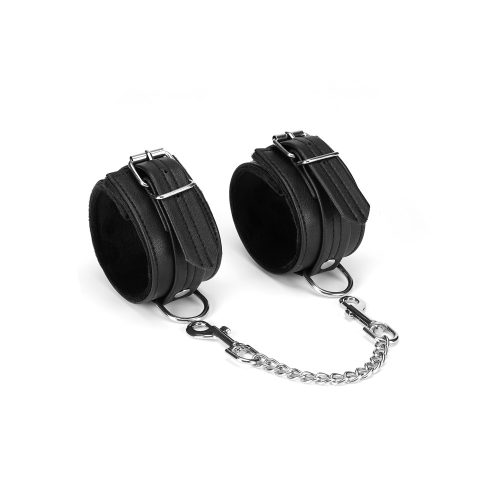 Black Bond Ankle Cuffs - Bilincsek - Kötözők