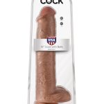 15" Cock with Balls  Tan - Dongok - Dildók