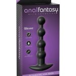 Rechargeable Anal Beads Black - Fenékdugók