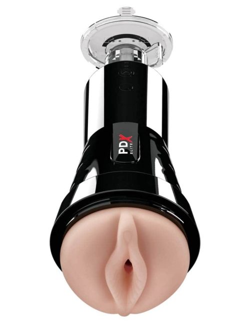 Pipedream - PDX Elite Cock Compressor Vibrating Stroker   Light/Black - Image 2