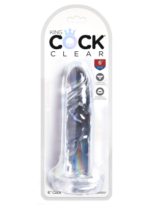 6"  Clear - Dongok - Dildók