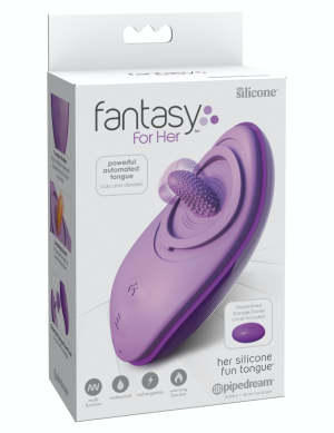 Her Silicone Fun Tongue  Purple - Csiklóizgatók