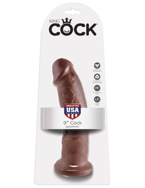 9" Cock  Brown - Dongok - Dildók