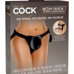 Beginner's Body Dock Strap-on Harness Black/ Black - Felcsatolható eszközök