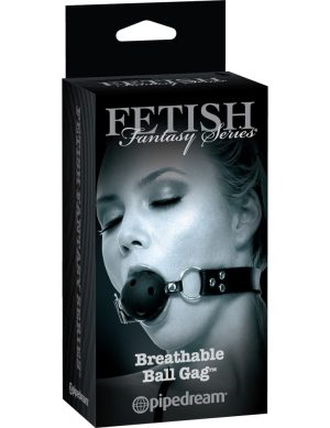 Breathable Ball Gag Black - Szájpöckök