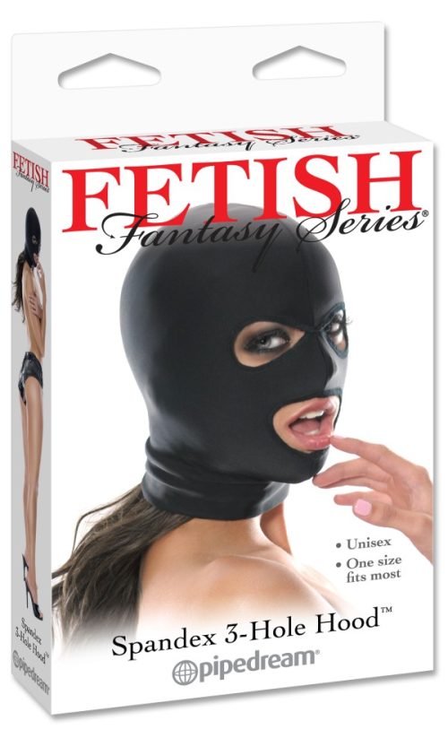 Spandex 3 Hole Hood Black - Maszkok - Szemkötők - Fejfedők