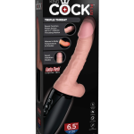 6.5" Thrusting Cock with Balls - Triple Threat Light - Realisztikus vibrátorok