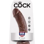 8" Cock  Brown - Dongok - Dildók