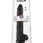 14" Cock with Balls  Black - Dongok - Dildók