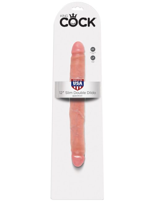 12" Slim Double Dildo Light - Dongok - Dildók