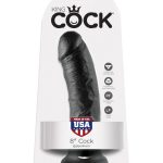 8" Cock  Black - Dongok - Dildók