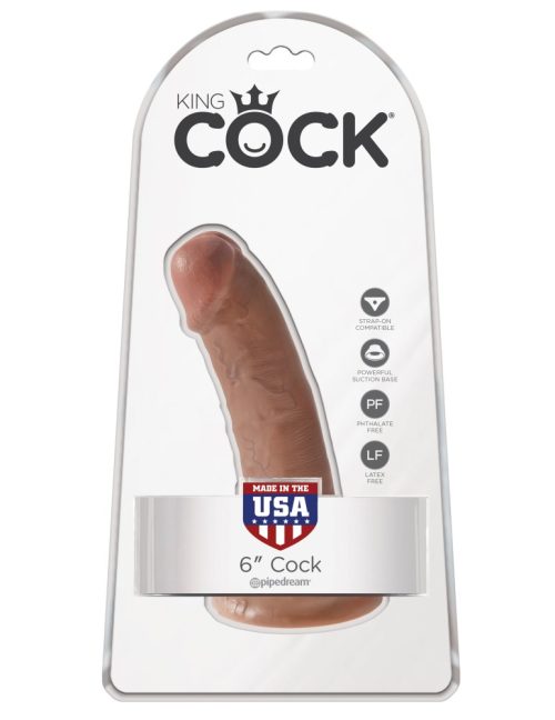 6" Cock  Tan - Dongok - Dildók