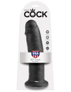 10" Cock  Black - Dongok - Dildók