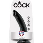 7" Cock  Black - Dongok - Dildók