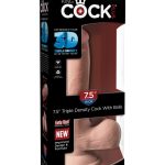 7.5" Triple Density Cock with Balls Light - Dongok - Dildók