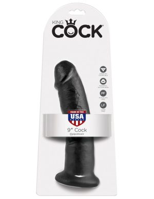 9" Cock  Black - Dongok - Dildók