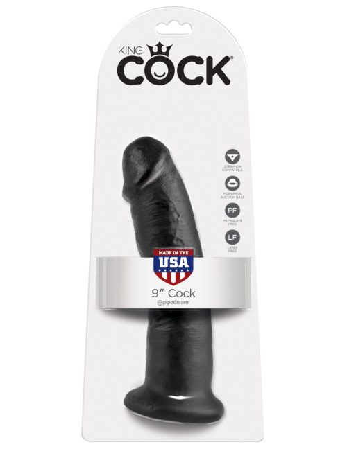 9" Cock  Black - Dongok - Dildók