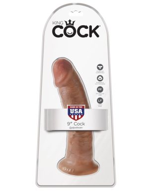 9" Cock  Tan - Dongok - Dildók