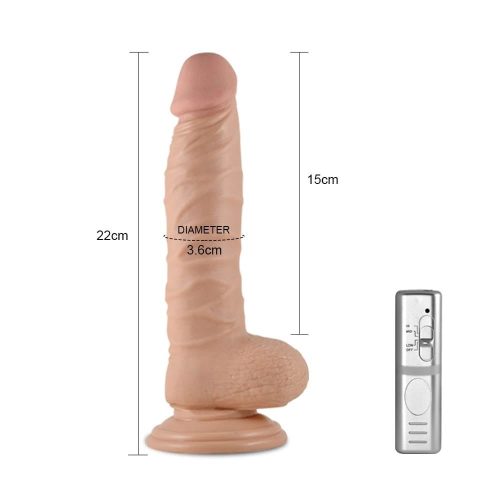 Lovetoy 8.5" Real Extreme Vibrating Dildo - Image 3