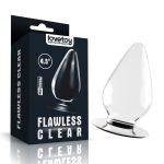 4.5''  Flawless Clear Anal Plug - Fenékdugók