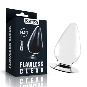 4.5''  Flawless Clear Anal Plug - Fenékdugók