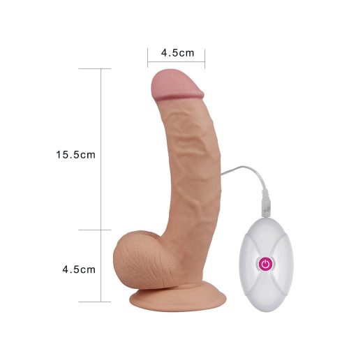 Lovetoy 8.5" The Ultra Soft Dude - Vibrating - Image 3