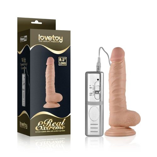 8.5" Real Extreme Vibrating Dildo - Realisztikus vibrátorok