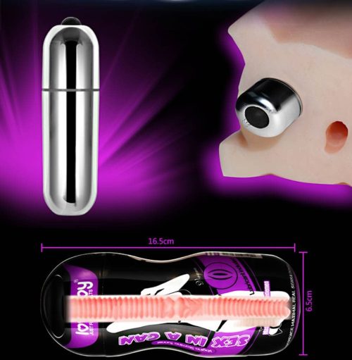 Lovetoy Sex In A Can-Vibrating Vagina Tunnel 2 - Image 2