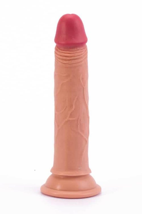 Lovetoy 7" Dual-Layered Silicone Nature Cock Flesh - Image 3